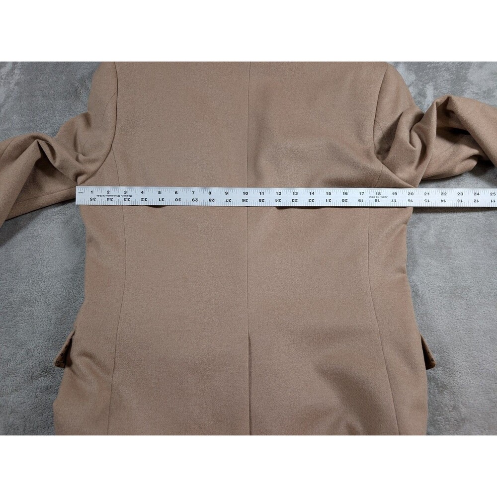 Lauren Ralph Lauren Black Label Blazer 36R Tan Wool Silk Cashmere Coat - Picture 10 of 11